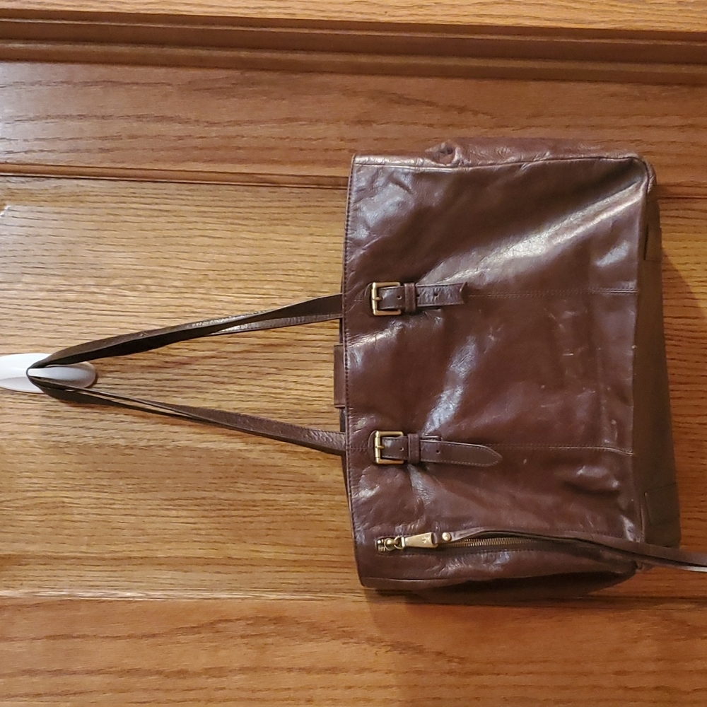 Used HOBO large Brown leather purse